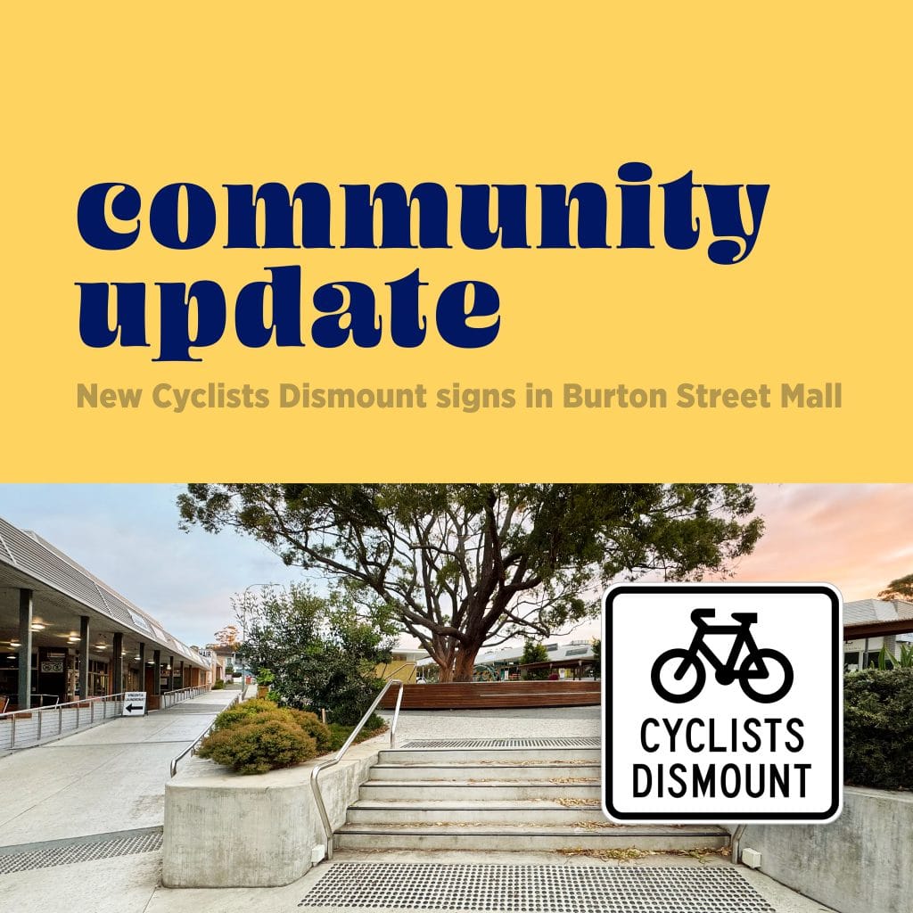 Read more about the article Update on Bikes in Burton St Mall